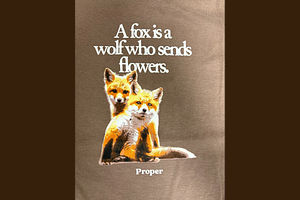 Fox Wolf T-shirt by Proper Brands