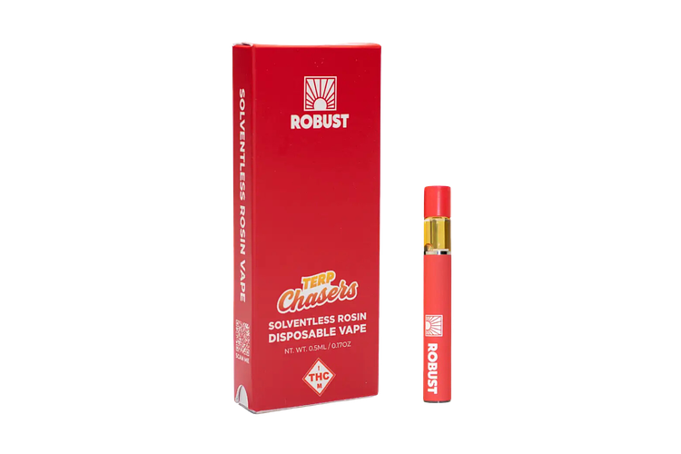 Robust - Live Rosin Disposable Vape - Grapes & Cream - [.5g] by Robust