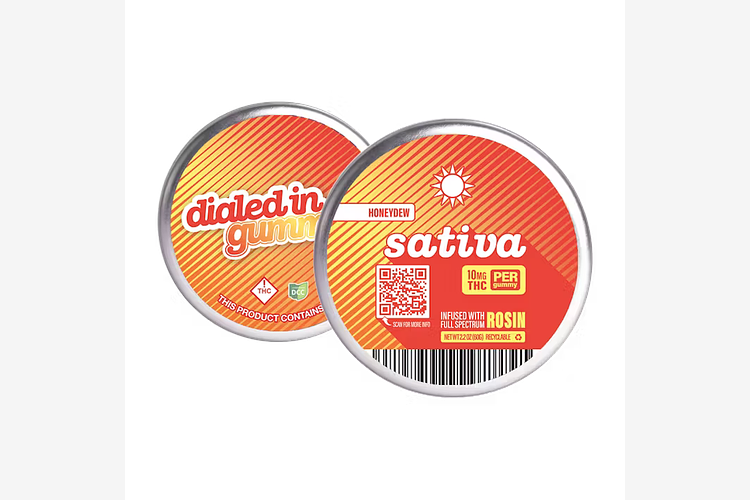 Honeydew Sativa Gummies by Dialed In Gummies
