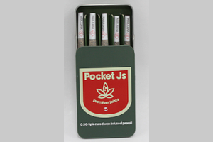 Pocket Js - Infused Pre-Roll 5-Pack - Black Maple - 2.5g by Pocket Js