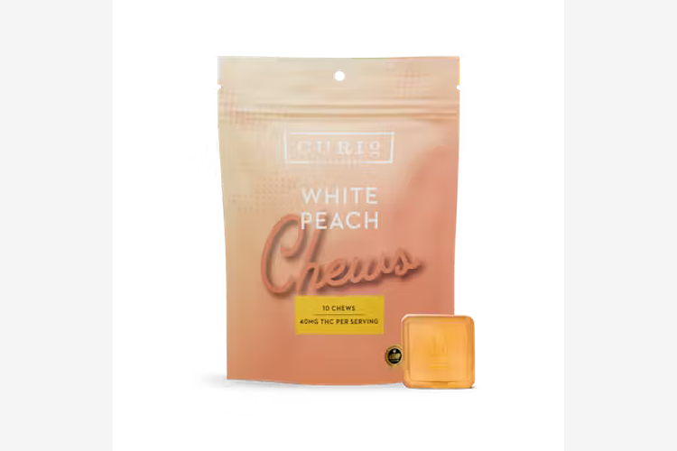 - Chews - White Peach - 400mg - 10pk by Curio Wellness