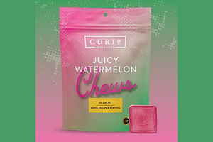 - Chews - Juicy Watermelon - 400mg - 10pk by Curio Wellness