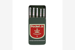Pocket Js - Infused Pre-Roll 5-Pack - Apple Fritter - 2.5g by Pocket Js