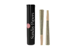 Sunday Papers - Pre-Roll 2-Pack - Kush Cake - 1.5g by Sunday Papers