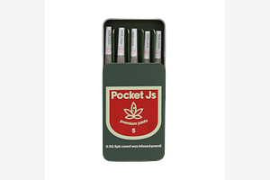 Pocket Js - Infused Pre-Roll 5-Pack - Lily Pad - 2.5g by Pocket Js