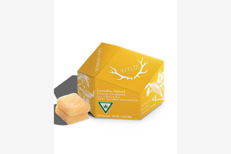 Peach Gummies 300mg by Wyld