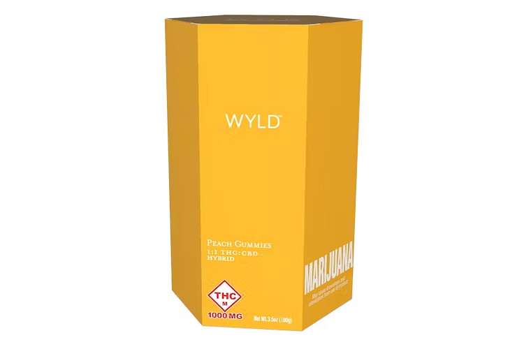 Peach Gummies 1000mg by Wyld