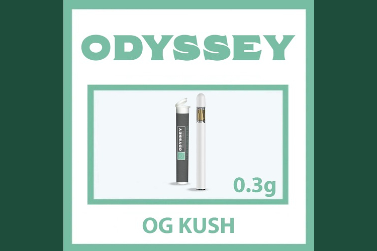 Odyssey - Disposable Vape Pen - OG Kush - Indica Dominant - [0.3g] by Odyssey