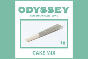 Odyssey - Pre-roll - Cake Mix - Indica Dominant - [1g] by Odyssey