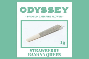 Odyssey - Pre-roll - Strawberry Banana Queen - Sativa Dominant - [1g] by Odyssey