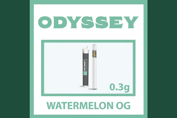 Odyssey - Disposable Vape Pen - Watermelon OG - Indica - [0.3g] by Odyssey