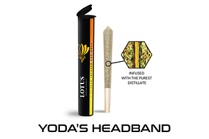 Lotus - Infused Pre-roll - Yoda's Headband - Indica - [1.25g] by Lotus