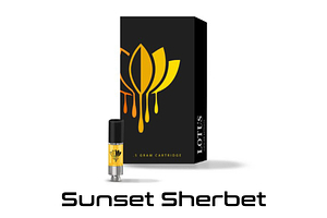 Lotus - Vape Cart - Sunset Sherbet - Indica - [0.5g] by Lotus