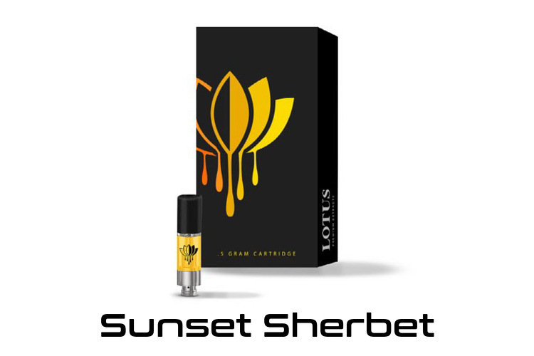 Lotus - Vape Cart - Sunset Sherbet - Indica - [0.5g] by Lotus