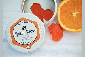 Sweet Stone - Gummies - Orange- Hybrid - 100mg THC by Sweet Stone