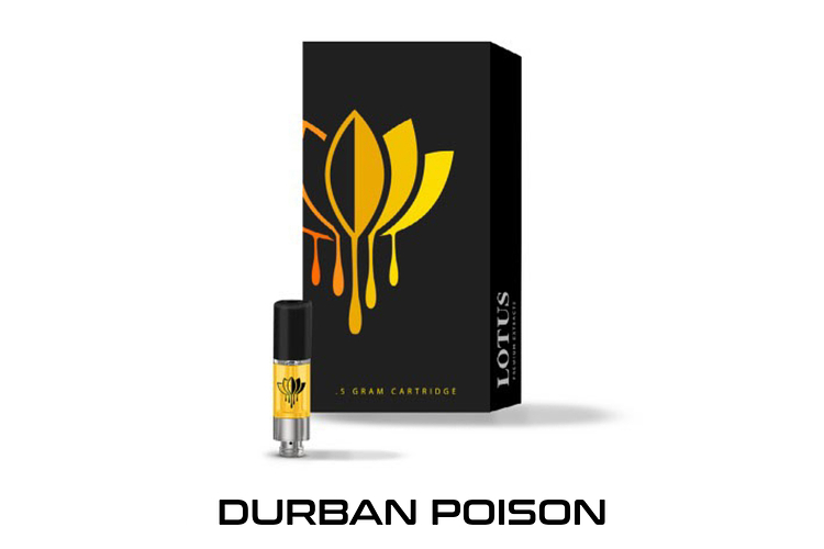 Lotus - Vape Cart - Durban Poison - Sativa - [0.5g] by Lotus