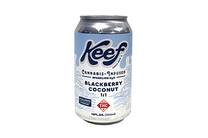 Keef - Sparkling Water - Blackberry Coconut - 25/25mg THC/CBD by Keef