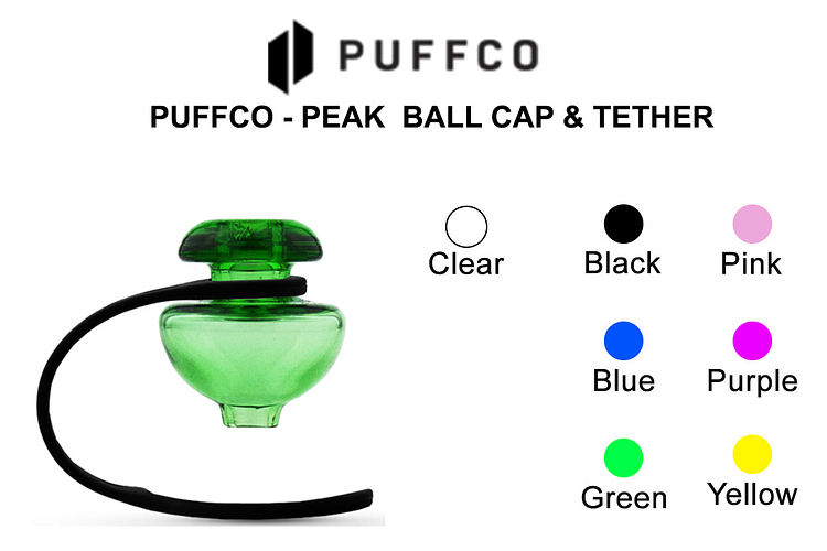 Puffco - The Peak Pro Ball Cap And Tether - Black by Puffco