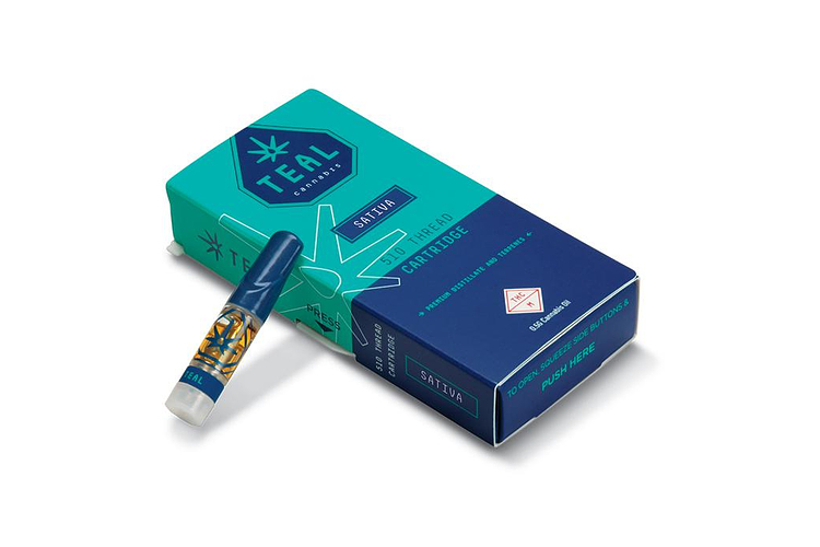 Teal - Live Resin Vape Cart - Triple Burger - Hybrid - [.5g] by Teal