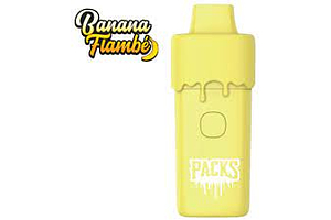 Packwoods Pod - Disposable Vape Pen - Banana Flambe - Indica - [2g] by Packwoods