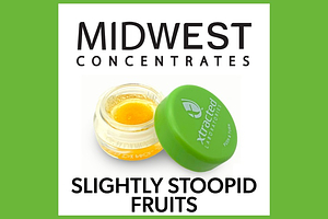 Midwest Concentrates - Cured Resin - Slightly Stoopid Fruit - Sativa Dominant - [1g] by Midwest Concentrates