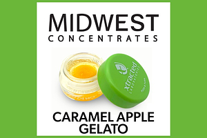 Midwest Concentrates - Live Resin - Caramel Apple Gelato - Sativa Dominant - [1g] by Midwest Concentrates