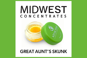 Midwest Concentrates - Live Resin - Great Aunt's Skunk - Indica Dominant - [1g] by Midwest Concentrates