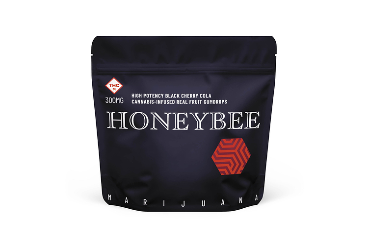 High Potency Black Cherry Cola Gumdrops by Honeybee