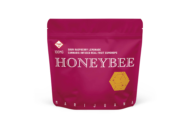 Sour Raspberry Lemonade Gumdrops by Honeybee