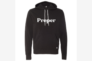 Proper Hoodie - Black by Proper Brands