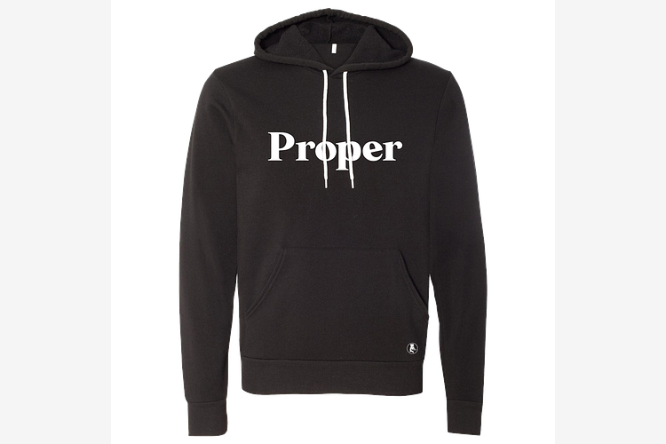 Proper Hoodie - Black by Proper Brands