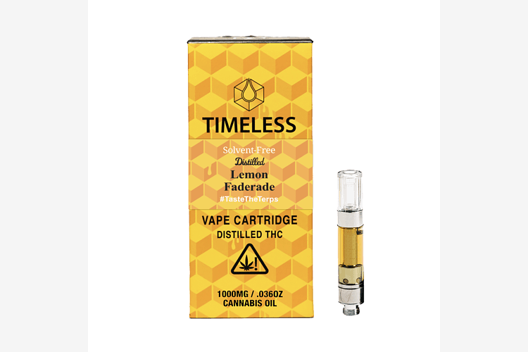 Timeless - Vape Cartridge - Wedding Cake - [.5g] by Timeless