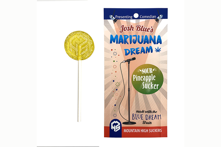 Mountain High - Sucker - Josh Blue's Dream Sour Pineapple - Hybrid - [25mg] by Mountain High