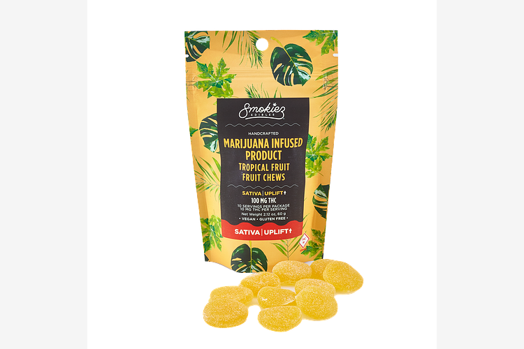 Smokiez - Gummies - Tropical Fruit - Sativa - 250mg THC by Smokiez