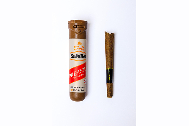 Safe Bet - Pre-roll Blunt - Neapolitan  Mintz - Hybrid - [.5g] by Safebet