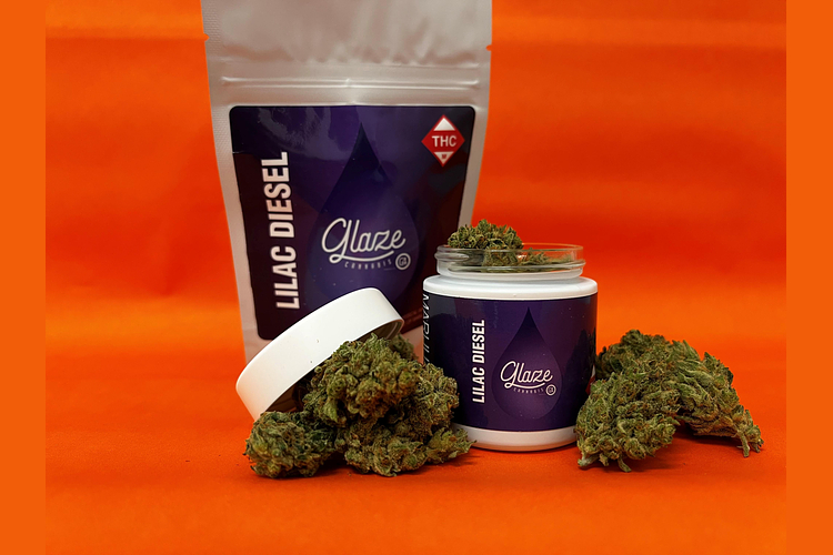 Glaze - Prepack - Lilac Diesel - Sativa Dominant - [3.5g] by Glaze