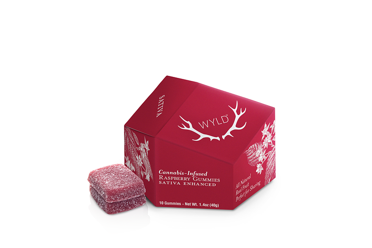 Wyld - Gummies - Sour Apple - 300mg THC - Sativa by Wyld