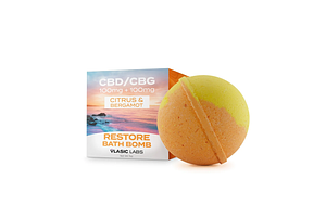 Vlasic Labs - Restore Bath Bomb - 100:100mg CBD/CBG by Vlasic Labs