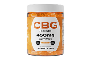 Vlasic Labs - CBG Isolate Gummies - Orange - 450MG by Vlasic Labs