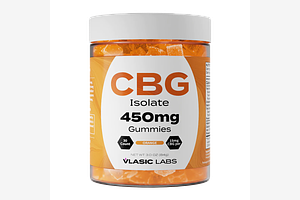 Vlasic Labs - CBG Isolate Gummies - Orange - 450MG by Vlasic Labs