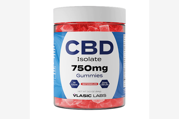 Vlasic Labs - CBD Isolate Gummies - Watermelon - 750MG by Vlasic Labs