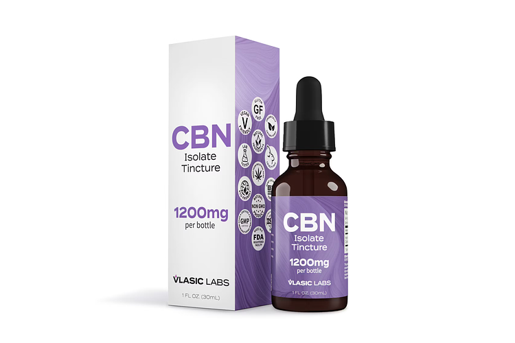 Vlasic Labs - CBN Isolate Tincture - 1200mg by Vlasic Labs