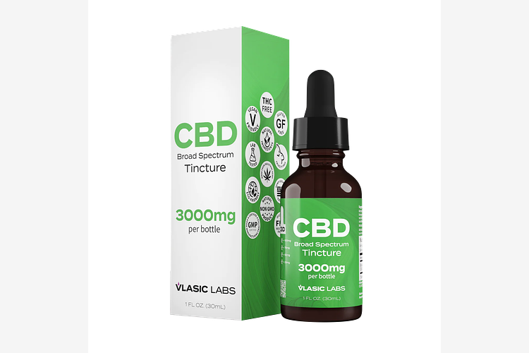 Vlasic Labs - CBD Broad Spectrum Tincture - 3000mg by Vlasic Labs