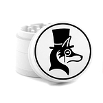 White Proper Grinder 2.5" 4-PC- by Proper Brands