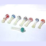 Multi-colored Chillums by LuvBuds