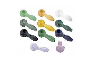 Grav Labs - Pipe - Spoon - 4" - Sandblasted Assorted Colors by Grav Labs