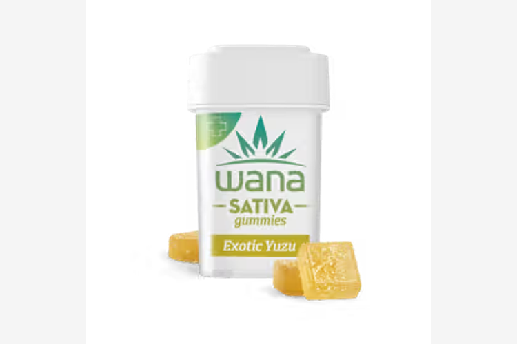 Exotic Yuzu High Dose Gummies by Wana