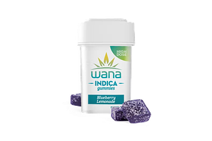 Blueberry Lemonade High Dose Gummies by Wana