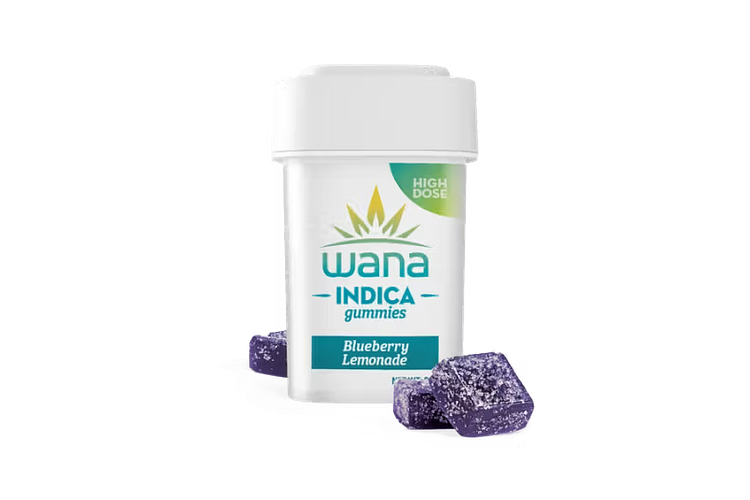 Blueberry Lemonade High Dose Gummies by Wana