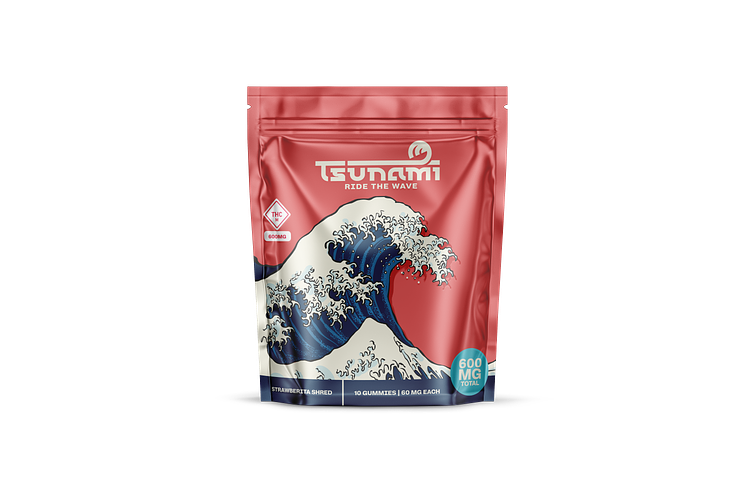 Strawberita Shred Gumdrops by Tsunami